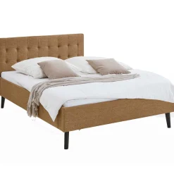 Doppelbett Empire | 140 x 200 cm | Ockerfarbenes Design