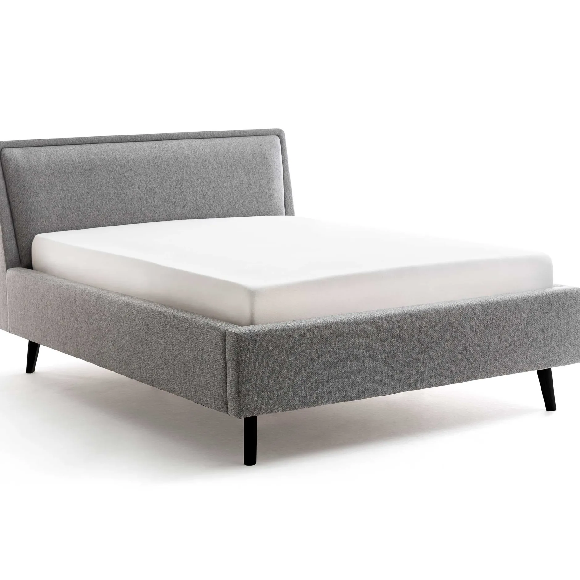 Doppelbett Estee 140x200 mit Stauraum - grau/schwarz