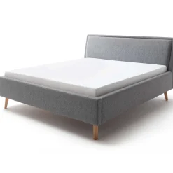 Doppelbett Estee 160x200 mit Stauraum - grau/gelb