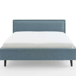 Doppelbett Estee 160x200 mit Stauraum - blau/schwarz