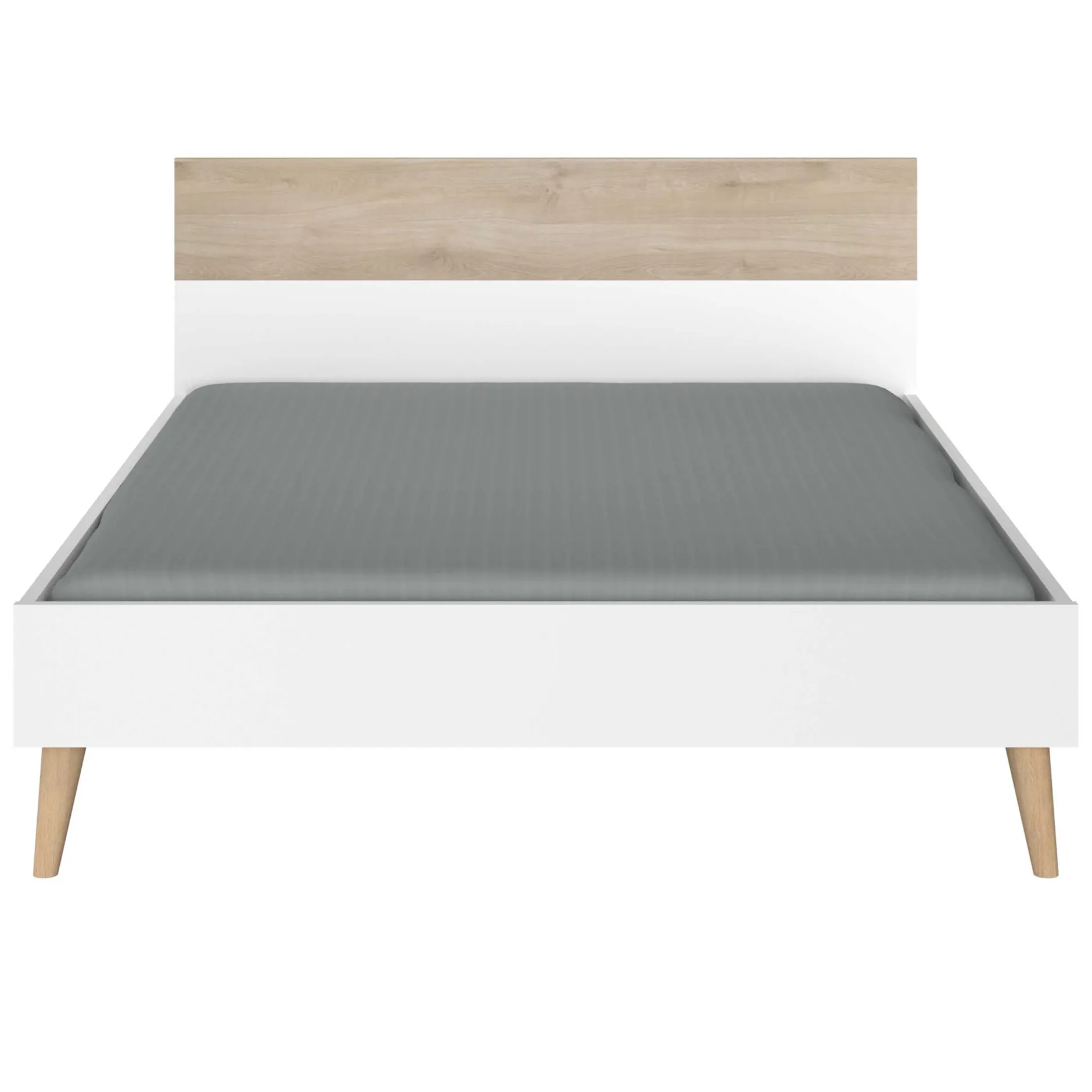 Doppelbett Hardy 160x200 - Molke/Eiche
