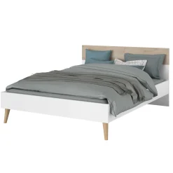 Doppelbett Hardy 160x200 - Molke/Eiche