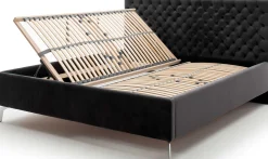 Doppelbett Janice mit Stauraum 180x200cm - schwarz