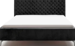 Doppelbett Janice mit Stauraum 180x200cm - schwarz