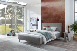 Doppelbett Jazz | 140 x 200 cm | Grau