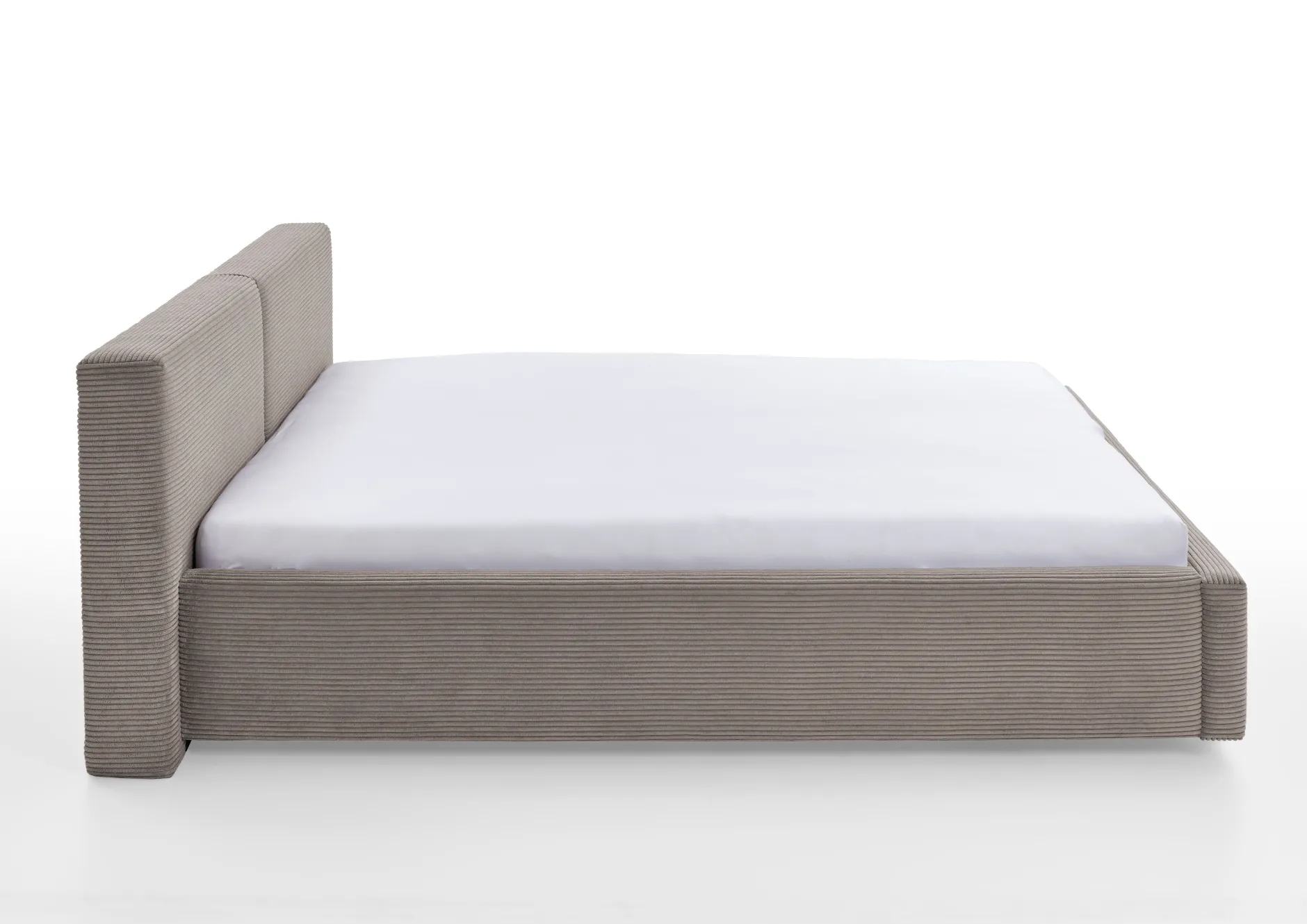 Doppelbett Kubrik | 160 x 200 cm | Taupe