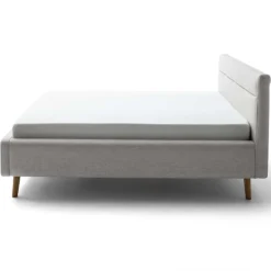 Doppelbett Laika 180x200cm mit Stauraum - grau