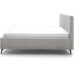 Doppelbett Lizzie 160x200cm mit Stauraum - grau