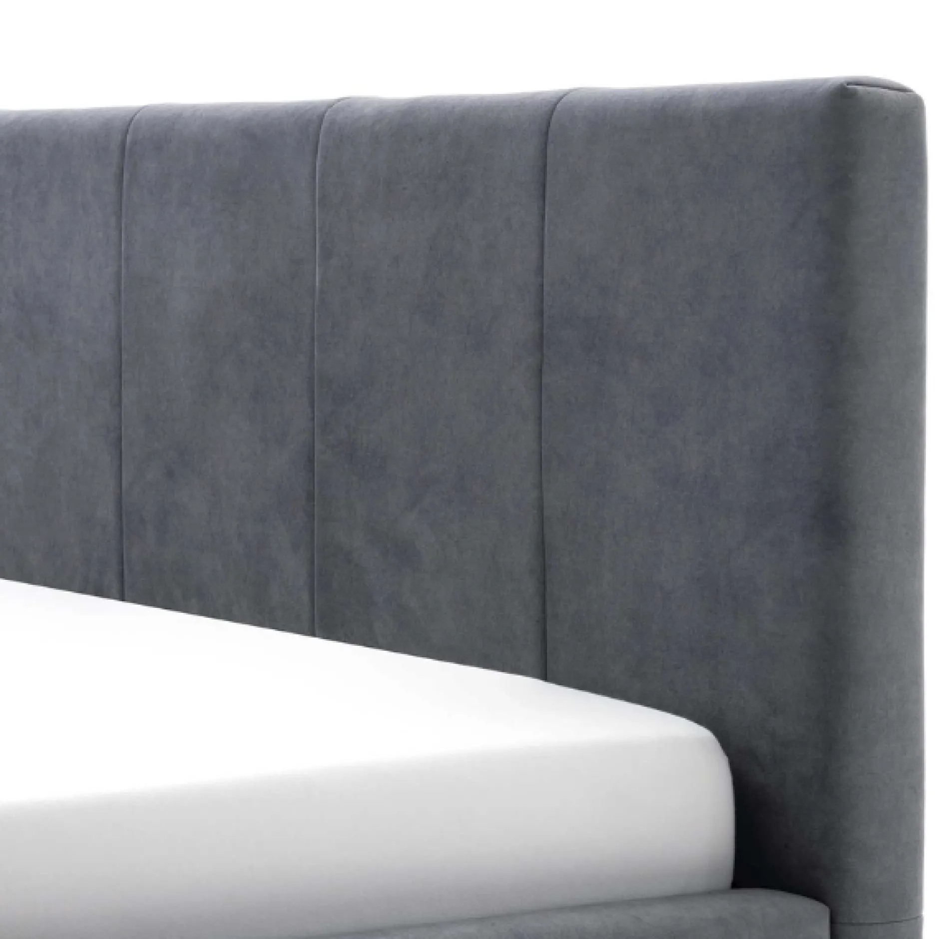 Doppelbett Lizzie 160x200cm mit Stauraum - anthrazit