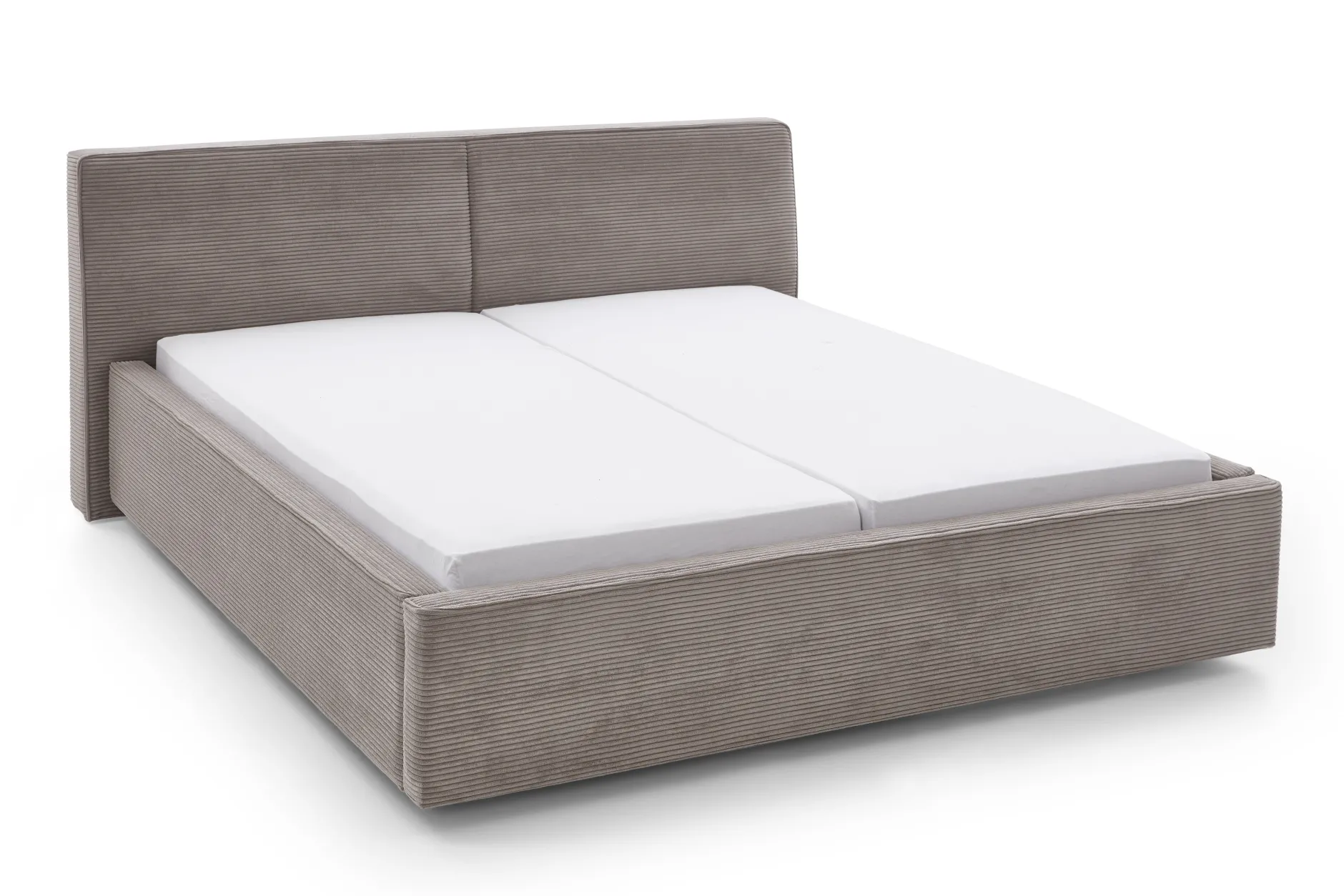 Doppelbett Mitoma | 160 x 200 cm | Design Taupe