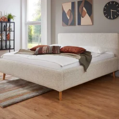 Doppelbett Nielsen | 140 x 200 cm | Beige