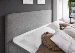 Doppelbett Nielsen | 140 x 200 cm | Grau