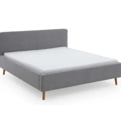 Doppelbett Nielsen | 140 x 200 cm | Grau