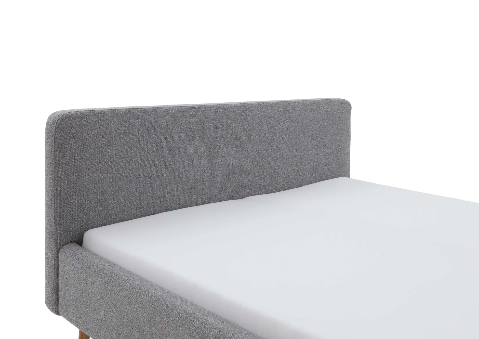 Doppelbett Nielsen | 140 x 200 cm | Grau