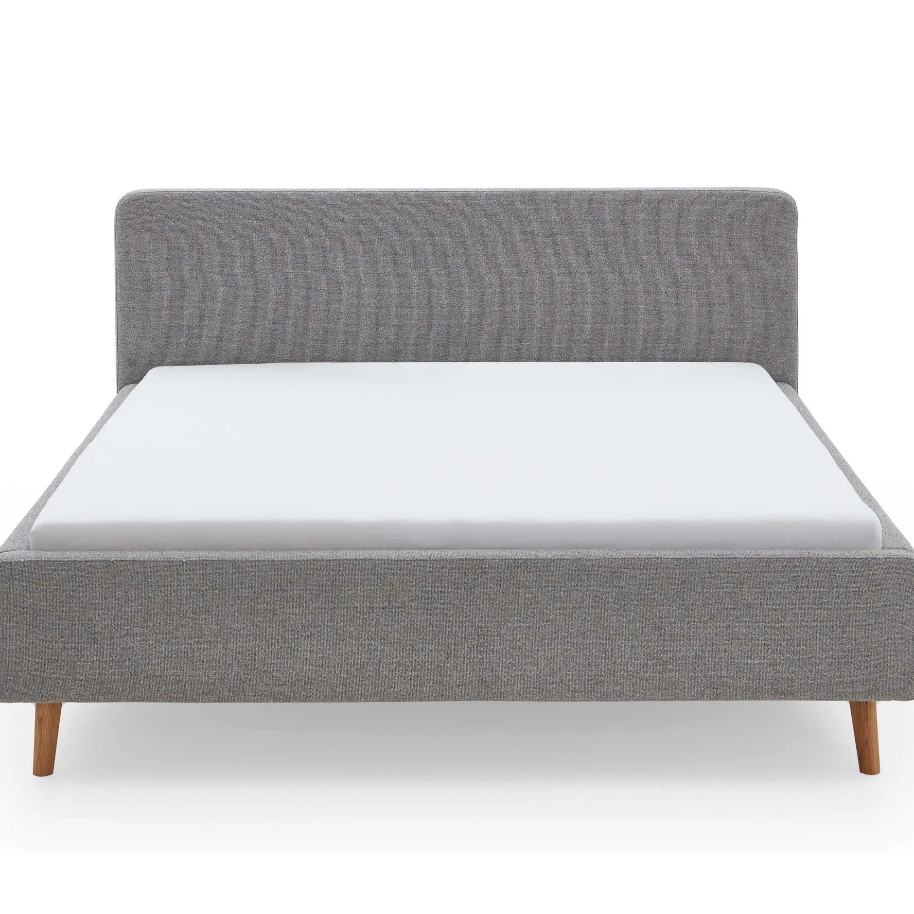 Doppelbett Nielsen | 140 x 200 cm | Grau
