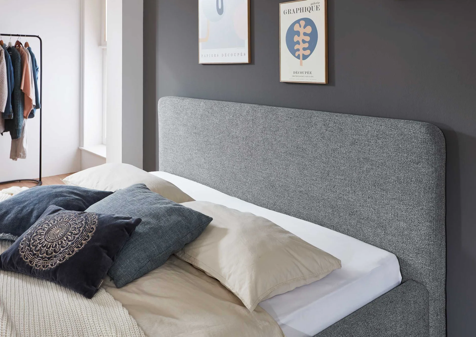 Doppelbett Nielsen | 140 x 200 cm | Türkis