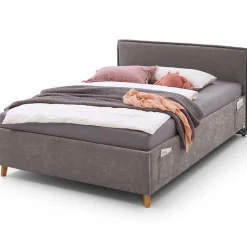 Doppelbett Ollie | 140 x 200 cm | Design Grau