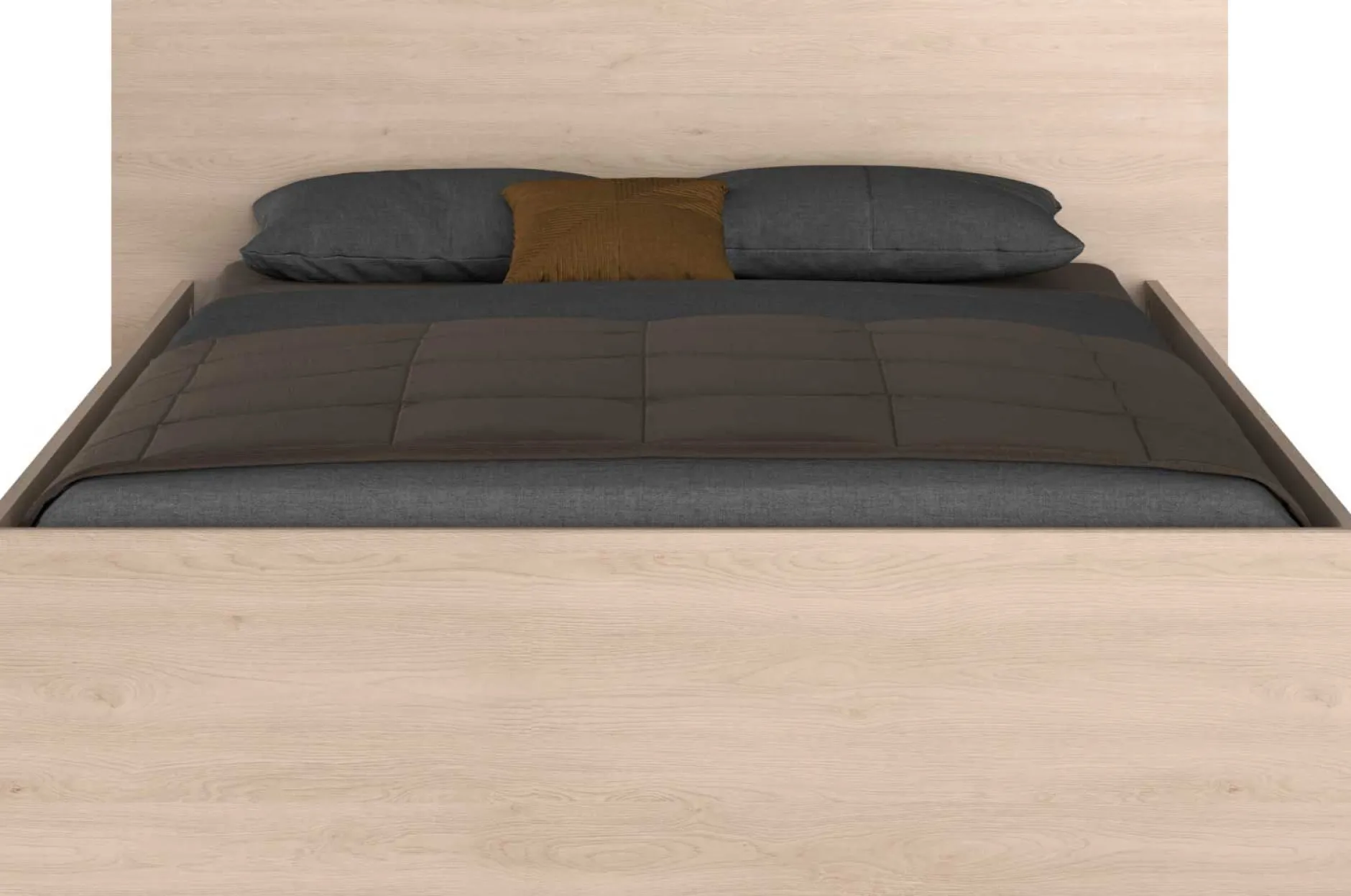 Doppelbett Ponte 140x190cm - Eiche Dekor
