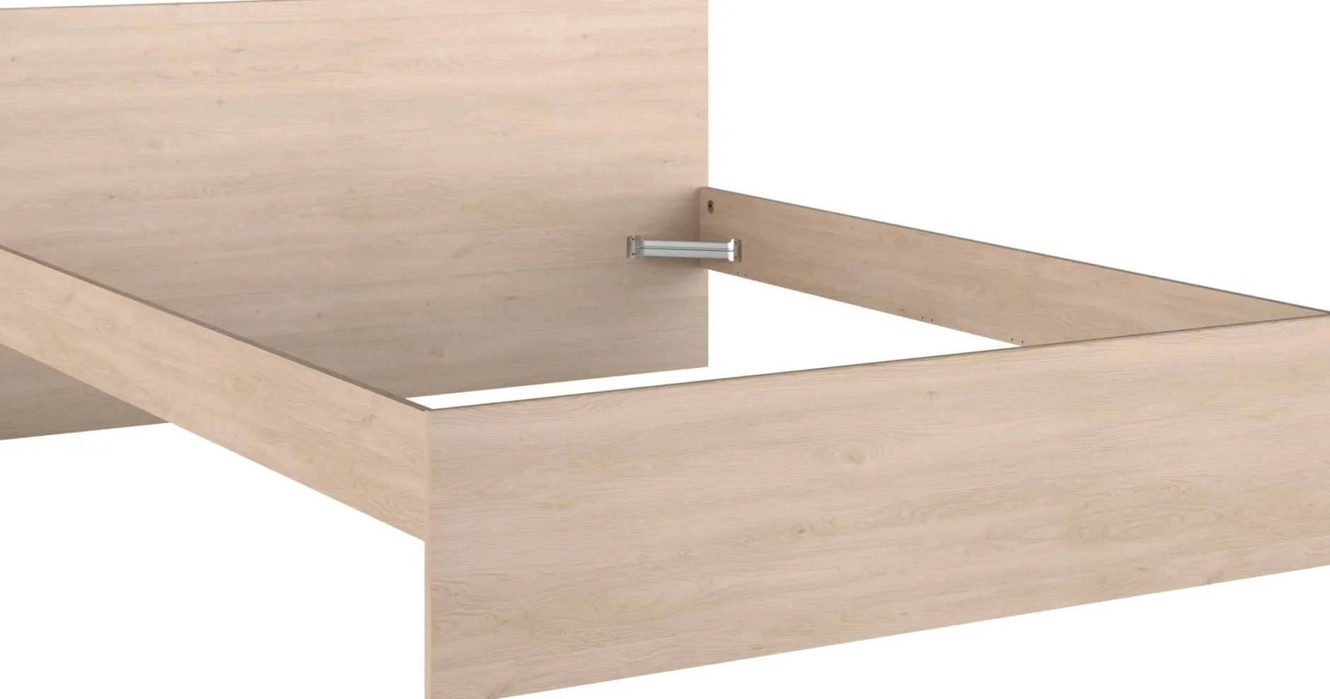 Doppelbett Ponte 140x190cm - Eiche Dekor