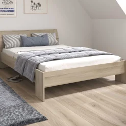 Doppelbett Spectre - 140x190/200cm - Eiche Dekor