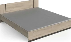 Doppelbett Watson | 188,3 x 204,3 x 71,7 cm | Braun