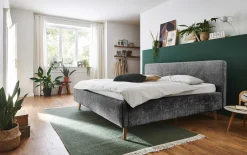 Doppelbett Younes 160x200cm - anthrazit