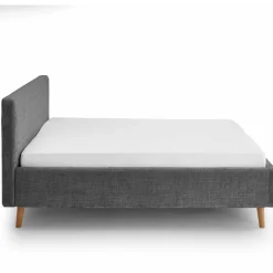 Doppelbett Younes 160x200cm mit Stauraum - anthrazit