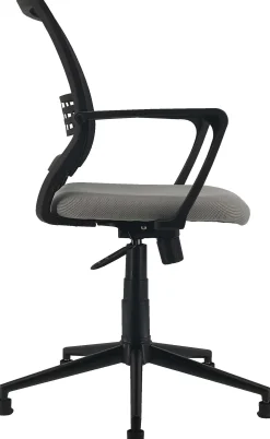Drehstuhl Ace mattschwarz/grau
