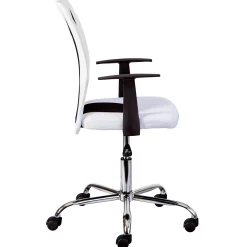 Drehstuhl Donny ergonomische Rückenlehne - weiß
