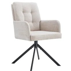 Drehstuhl Granada | Metallbeine | beige