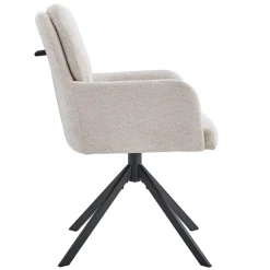 Drehstuhl Granada | Metallbeine | beige