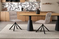 Drehstuhl Jackson | 45 x 59 x 91 cm | Farbe Sand