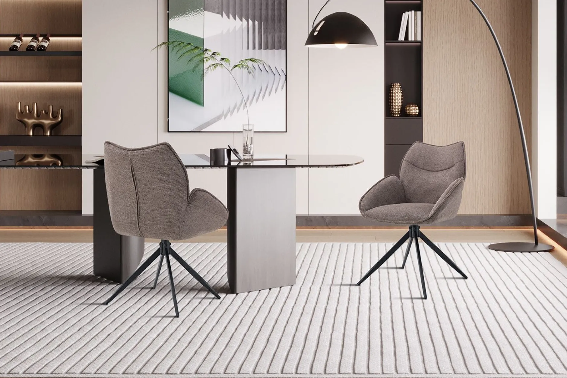 Drehstuhl Mahi | 60 x 66 x 90 cm | Pfefferdesign