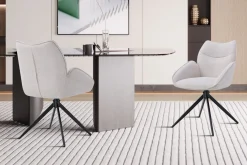Drehstuhl Mahi | 60 x 66 x 90 cm | Weiß
