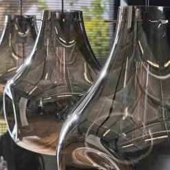 Désirée Hängeleuchte 115 cm-Chromglas