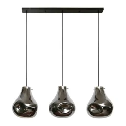 Désirée Hängeleuchte 115 cm-Chromglas