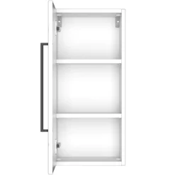 DusanBadezimmer : Hängeschränke, Spiegelschrank, Waschbeckenunterschrank, Säulenschrank - weiß