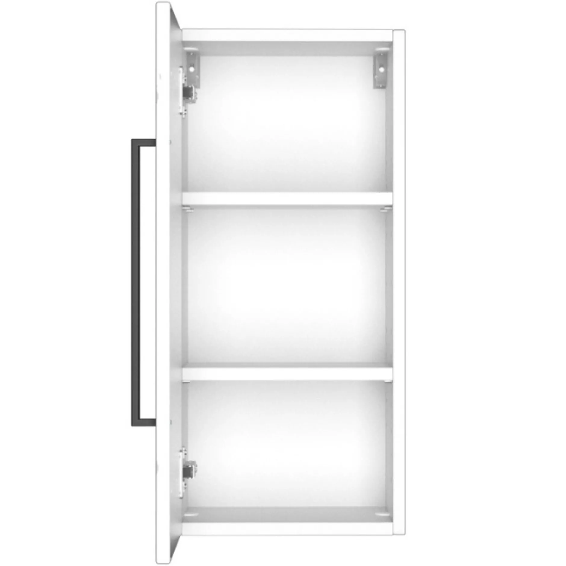 DusanBadezimmer : Hängeschränke, Spiegelschrank, Waschbeckenunterschrank, Säulenschrank - weiß