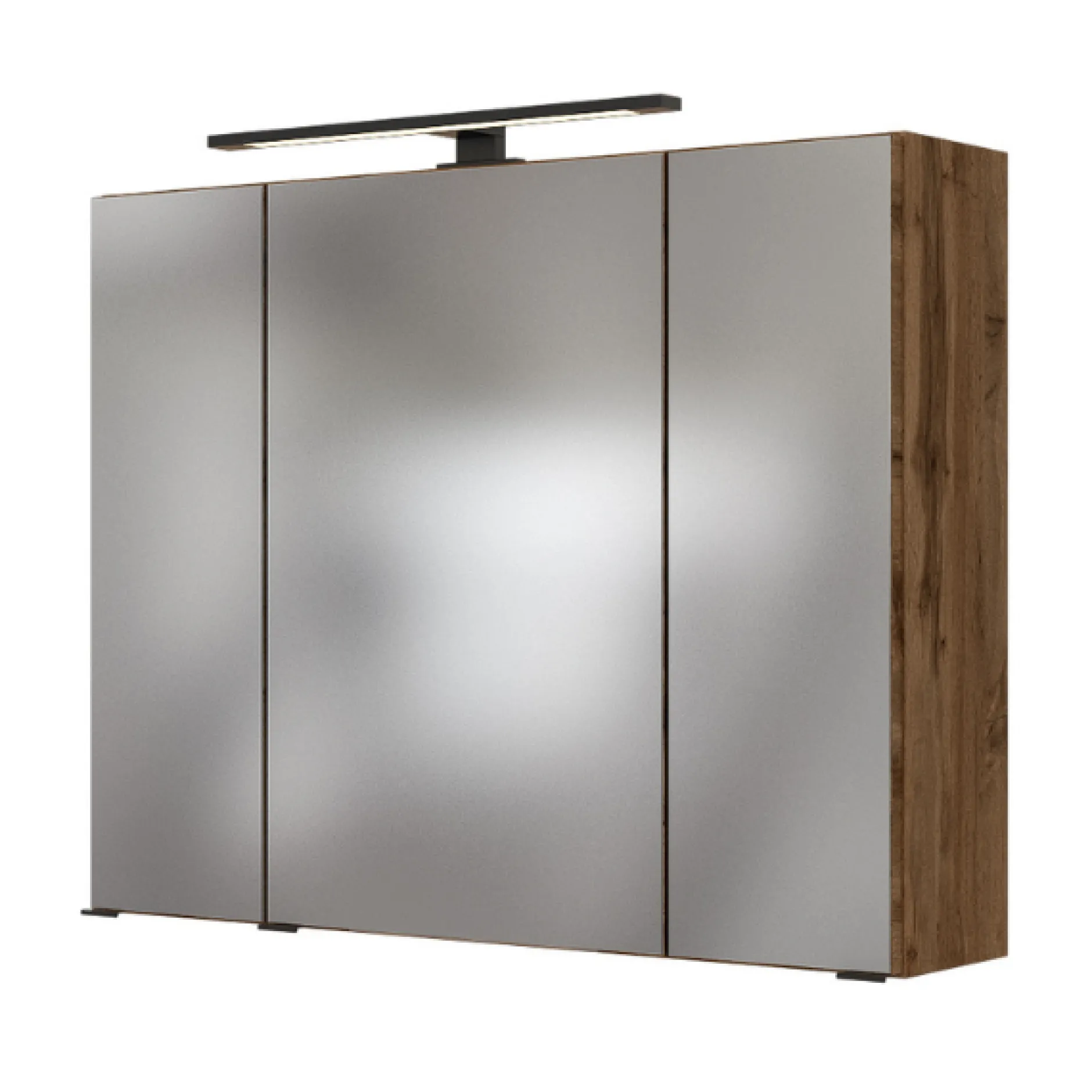 DusanBadezimmer : Säulenschrank, Spiegelschrank, Waschtischschrank - wotan Eiche