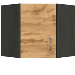 Eckschrank Sorrella 60cm 1 Tür - Eiche/Graphit