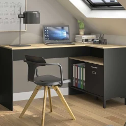 Eckschreibtisch Manchester | 136 x 88 x 73 cm | Eiche Helvezia Design