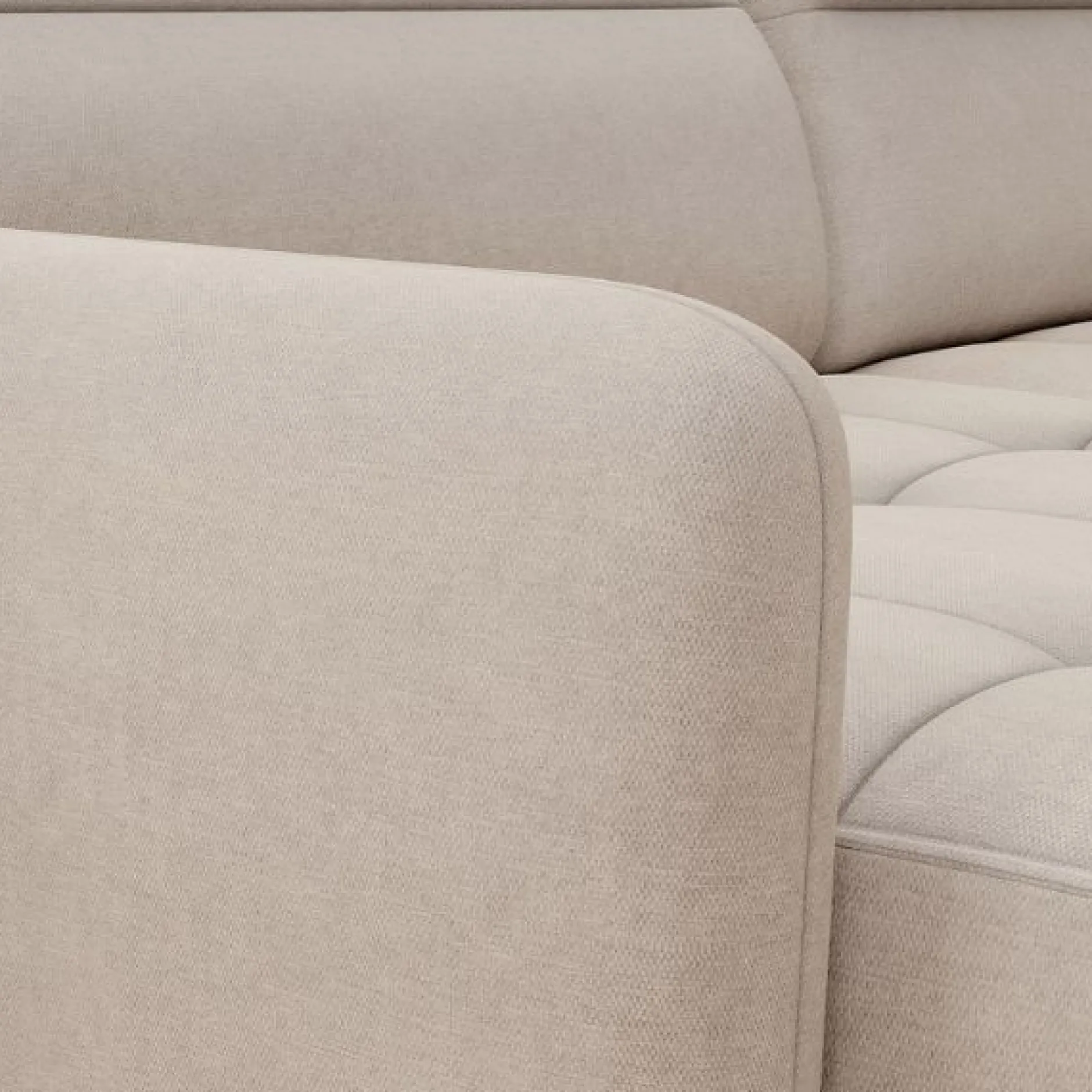 Ecksofa Bernardo | 306 x 165 x 100 cm | Beige
