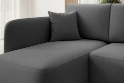 Ecksofa Henrichs | 206 x 150 x 89 cm | Dunkelgrau
