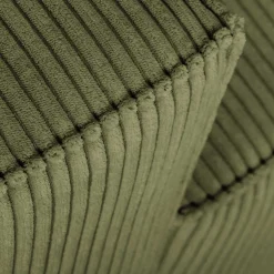 Ecksofa Josh rechts - mit Stauraum - khaki rib velvet