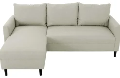 Ecksofa Tweety links - 192x137x82cm - beige Stoff