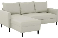 Ecksofa Tweety links - 192x137x82cm - beige Stoff