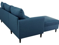 Ecksofa Tweety links - 192x137x82cm - marineblauer Stoff