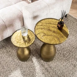 Eclipse Beistelltisch M - Antik Gold