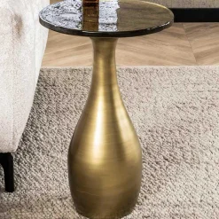 Eclipse Beistelltisch M - Antik Gold