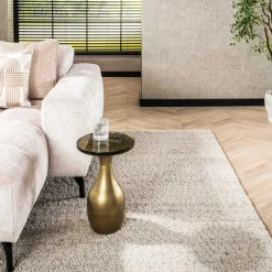 Eclipse Drop S Beistelltisch in Antique Gold